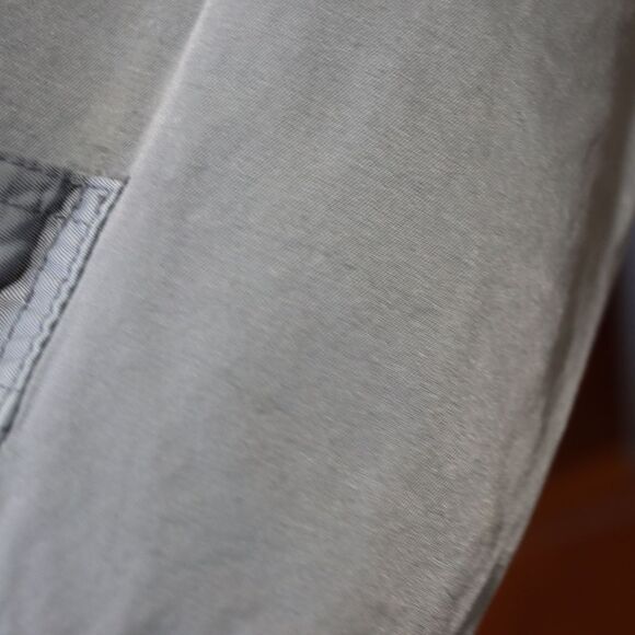 Vintage DKNY Classic Gray Utility Light Jacket Windbreaker Jacket Small - Picture 9 of 16